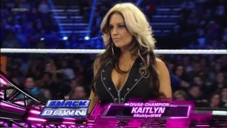 Divas Champion Kaitlyn Vs. Tamina - WWE Smackdown 3/8/13