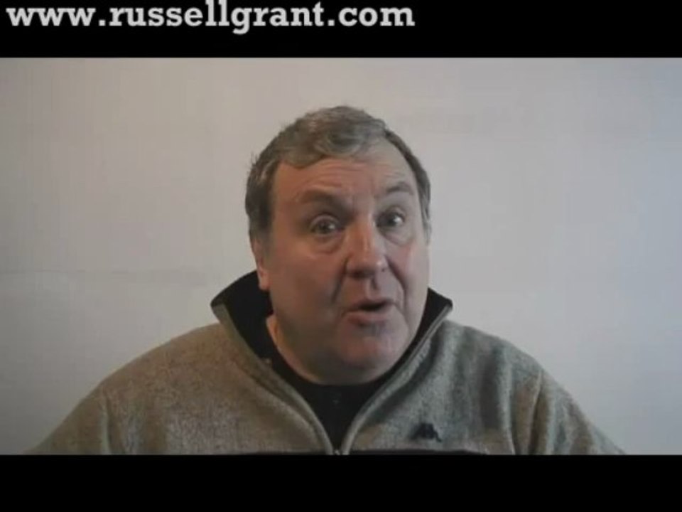 Russell Grant Video Horoscope Capricorn March Saturday 9th 2013 www.russellgrant.com