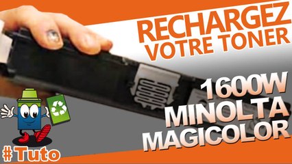 Remplir une cartouche laser  Minolta Magicolor 1600W