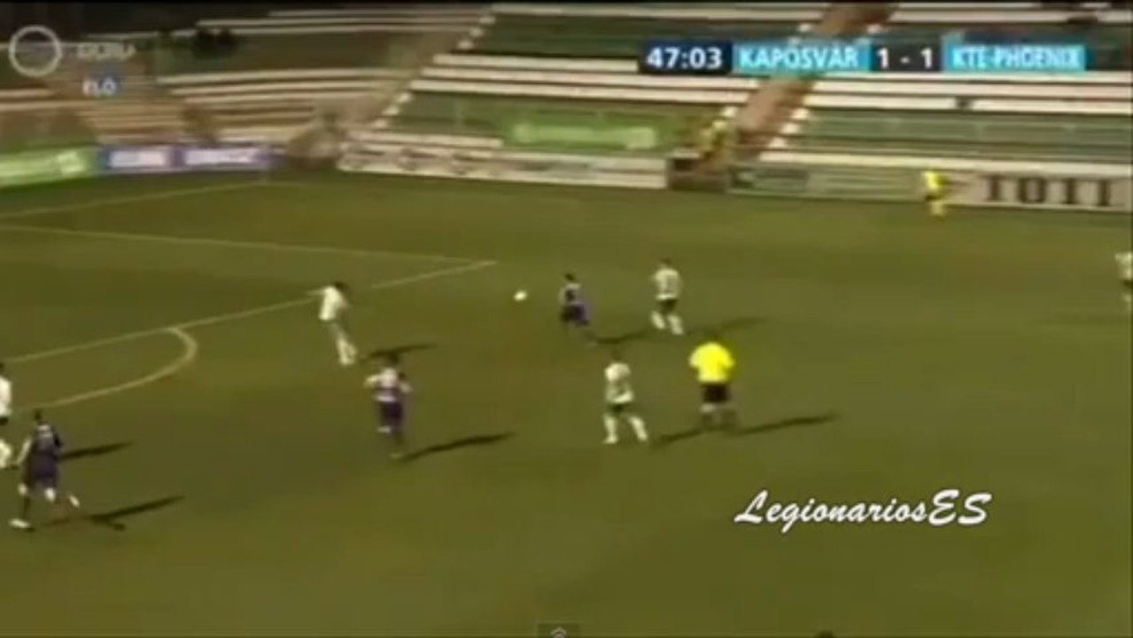 Asistencia de gol de Rafael Burgos - Kaposvar Rákóczi 2-3 KTE-Phoenix Mecano 08/03/2013