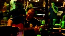 Bob Guerrero singing Time After Time in Marshall's Irish Pub, Cebu City