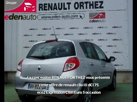 Annonce renault clio III dCi 75 eco2 Expression Clim Euro 5
