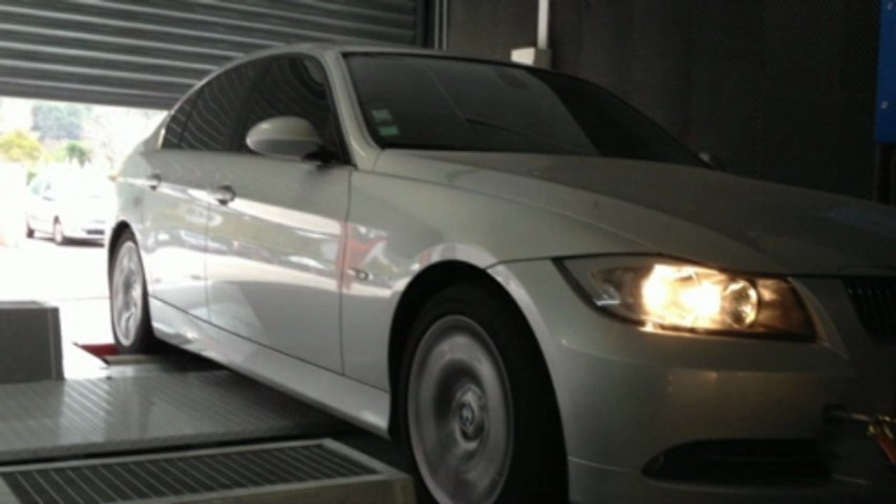 ::: o2programmation ::: BMW 330d 234@289Cv Reprogrammation moteur sur banc de puissance Marseille PACA