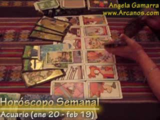 Horoscopo Acuario 18 al 24 de enero 2009 - Tarot