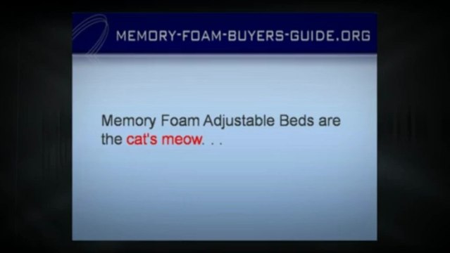 Memory Foam Adjustable Beds