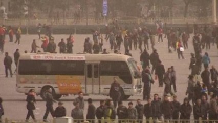 Sandstorm brings haze to Beijing