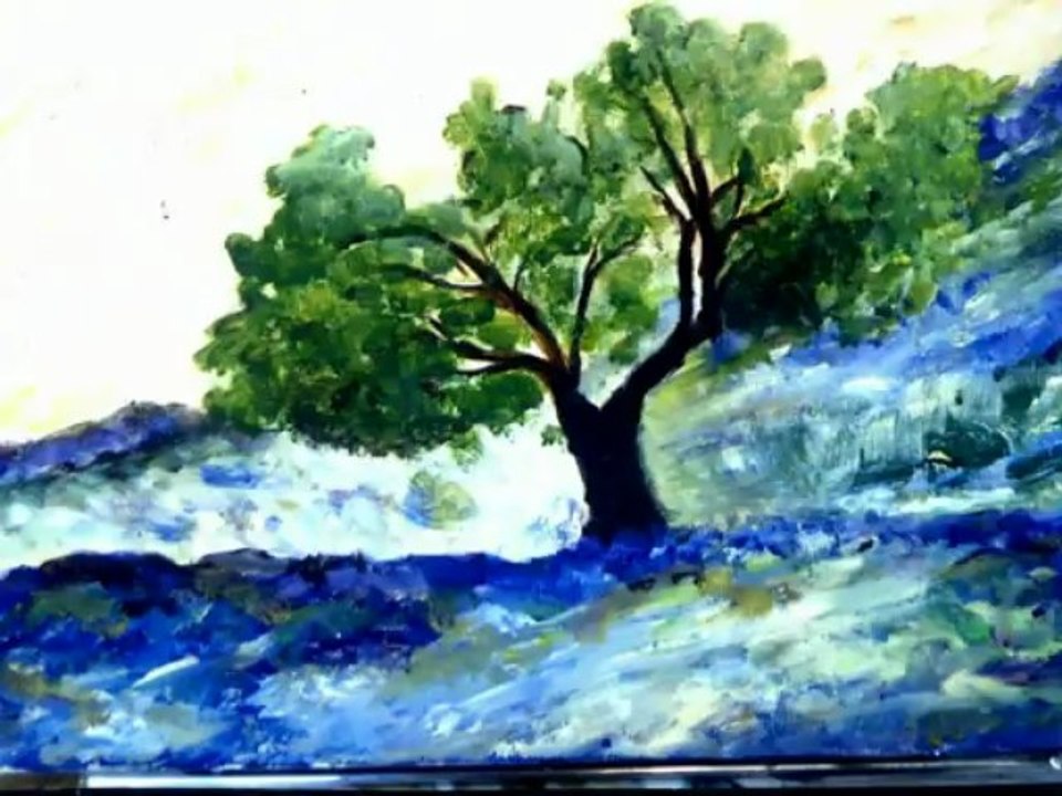 Promenade à travers les peintures de  Claudine Cheveau