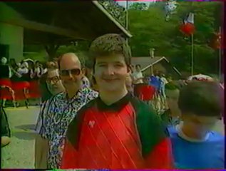 Visite de Mr Juan-Antonio Samaranch à St Palais le 12 mai 90.(A7).