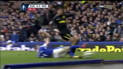 FA Cup : Everton vs  Wigan Second Half