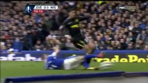 FA Cup : Everton vs  Wigan Second Half