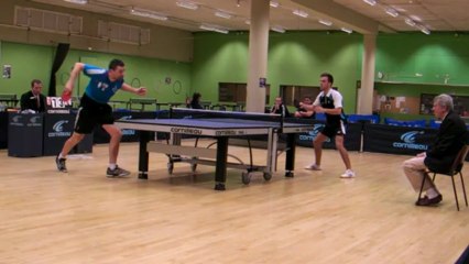 Tennis de table, Pro B, Fontenay-sous-Bois/Rouen, 05 mars 2013, Arnaud Dairon vs Josef Simoncik, 4e manche (suite)
