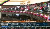Maduro agradece la presencia de invitados a su juramentación