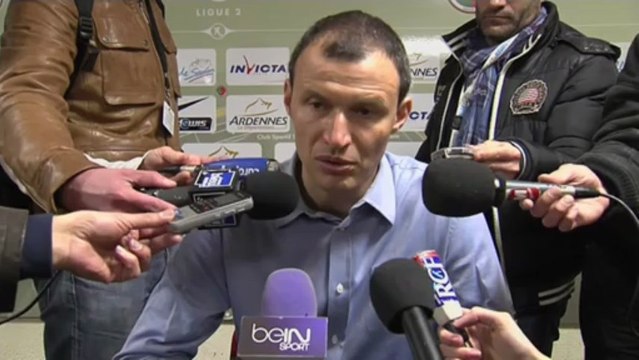 Conférence de presse CS Sedan - Le Mans FC : Laurent GUYOT (CSSA) - Denis ZANKO (LEMANS) - saison 2012/2013