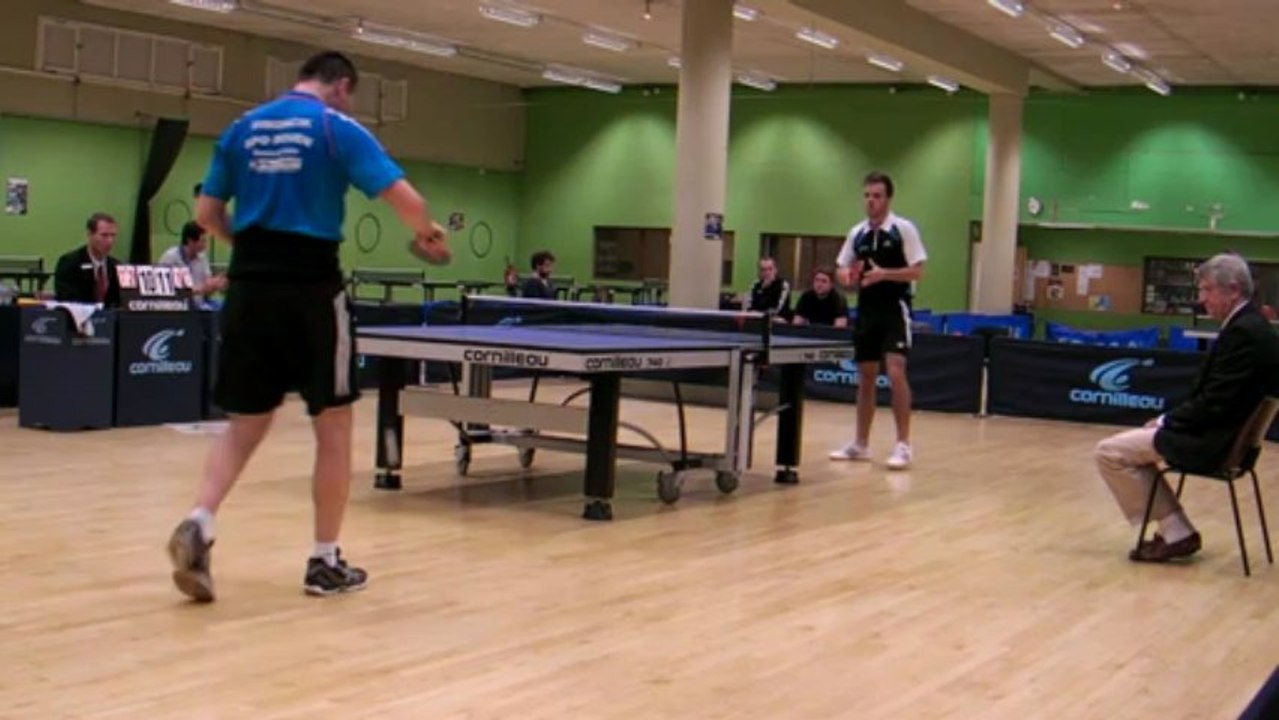 Tennis de table, Pro B, Fontenay-sous-Bois/Rouen, 05 mars 2013, Arnaud Dairon vs Josef Simoncik, 5e manche