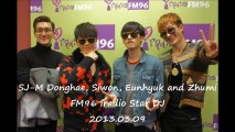 SJM Donghae, Siwon, Eunhyuk and Zhoumi on iradio FM96 Star DJ 130309