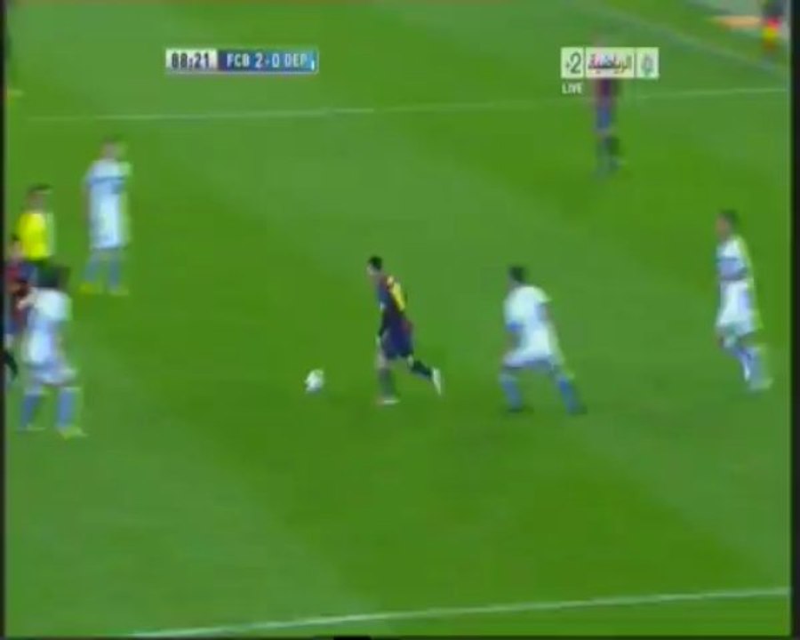الهدف التانى برشلونه 2 - 0 ديبورتيفو ميسى & تعليق رؤوف خليف