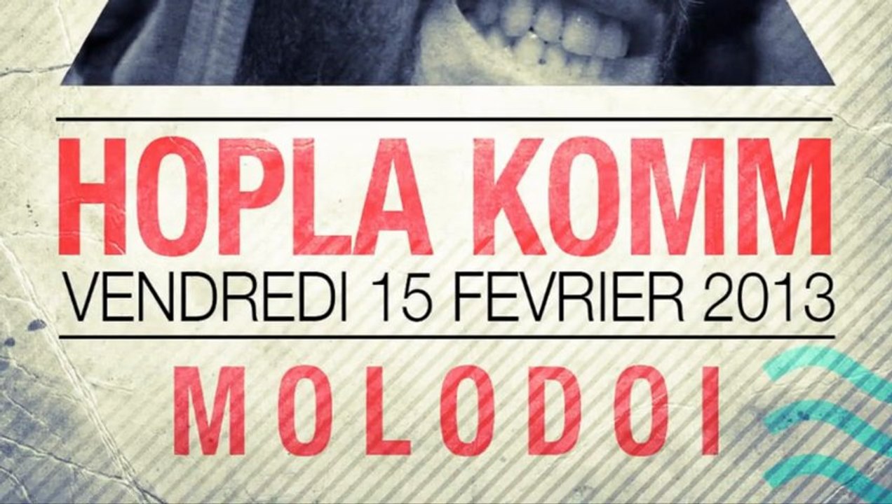 Soirée de soutien au Festival Hopla Komm - MOLODOI
