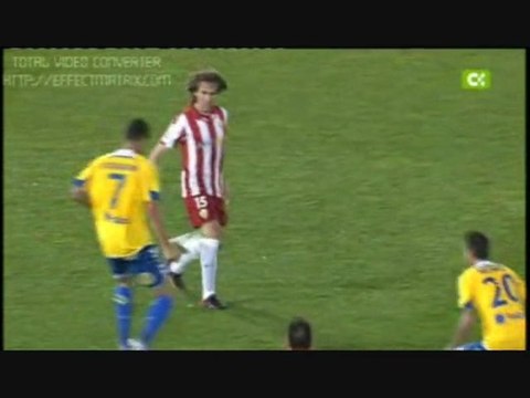 Expulsión de Vitolo (ALMERÍA 2-3 UD LAS PALMAS)