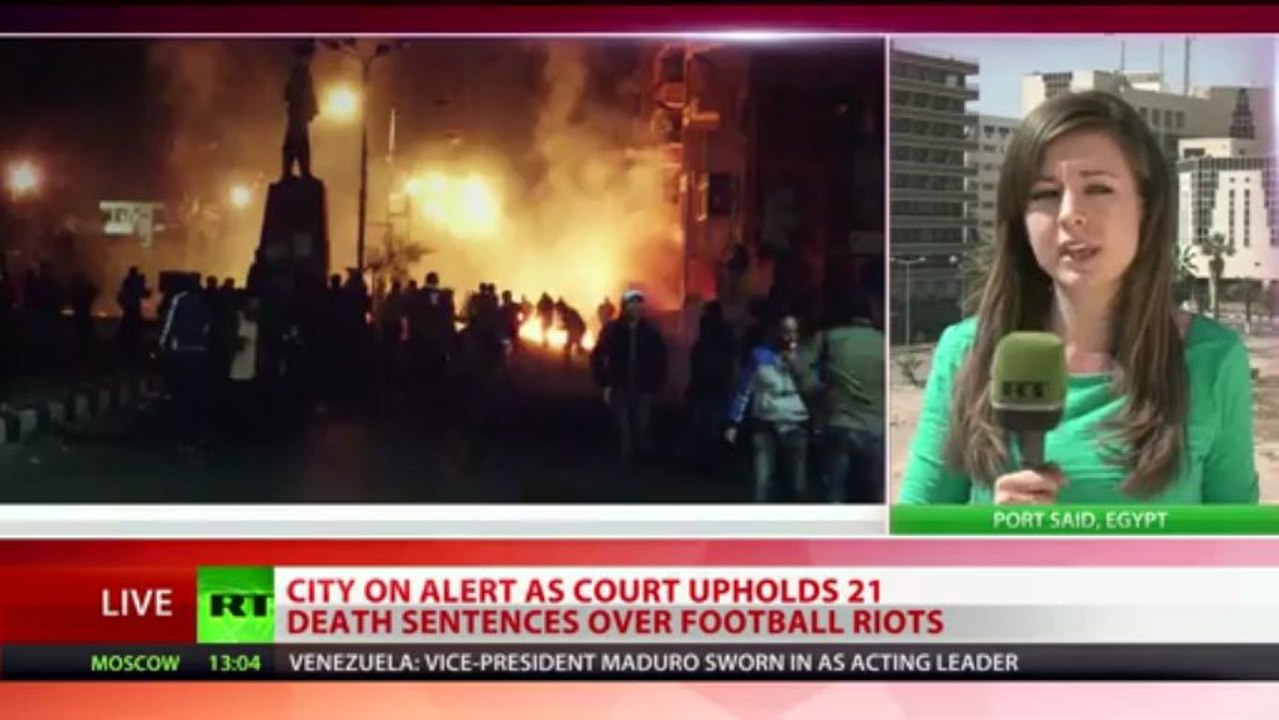 Egypt court upholds 21 death sentences over deadly Port Said football riots in 2012