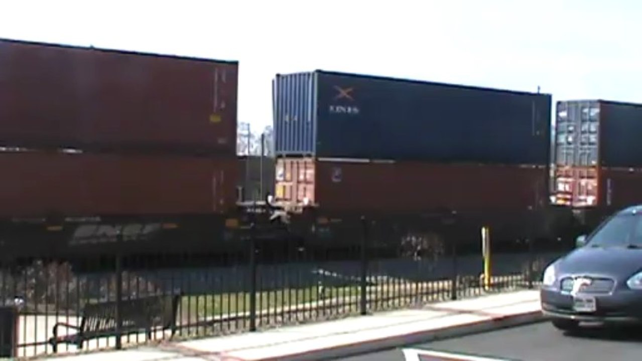 Norfolk Southern intermodal train out of Whitaker Yard through Austell Ga.