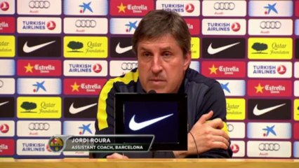 Jordi Roura: "Dejar la portería a cero es importante"