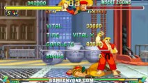 Retro plays Street Fighter Alpha 2 (Arcade) Part 1
