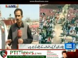 PTI Peshawar Jalsa Ground Just before Start of Jalsa Video Update by Dunya News