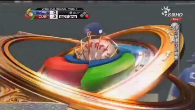 0309 古巴2vs0中華 3下 古巴2疊夾殺