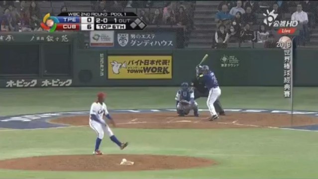 0309 古巴6vs0中華 6上 恰恰 三振