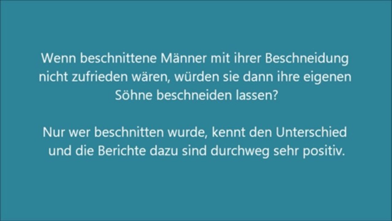 Beschneidung - Erfahrungsbericht 3