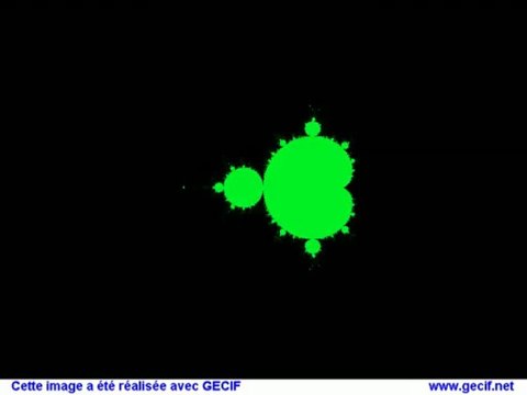 Zoom dans l'ensemble de Mandelbrot