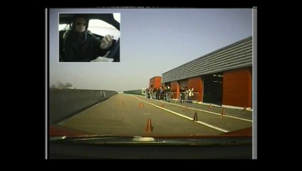 Vincent pilote une F458 Italia