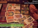 Horoscopo Tauro 19 al 25 de octubre 2008 - Tarot