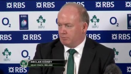 VI Naciones - Kidney, viva imagen de la frustración