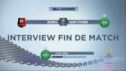 Interview de fin de match : Stade Rennais FC - AS Saint-Etienne - saison 2012/2013