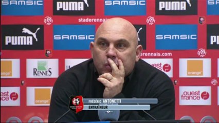 Conférence de presse Stade Rennais FC - AS Saint-Etienne : Frédéric  ANTONETTI (SRFC) - Christophe  GALTIER (ASSE) - saison 2012/2013