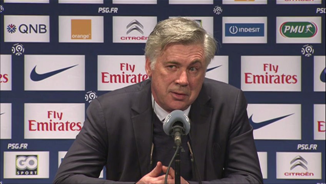 Conférence de presse Paris Saint-Germain - AS Nancy-Lorraine : Carlo ANCELOTTI (PSG) - Patrick GABRIEL (ASNL) - saison 2012/2013