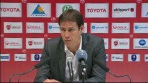Conférence de presse Valenciennes FC - LOSC Lille : Daniel  SANCHEZ (VAFC) - Rudi GARCIA (LOSC) - saison 2012/2013
