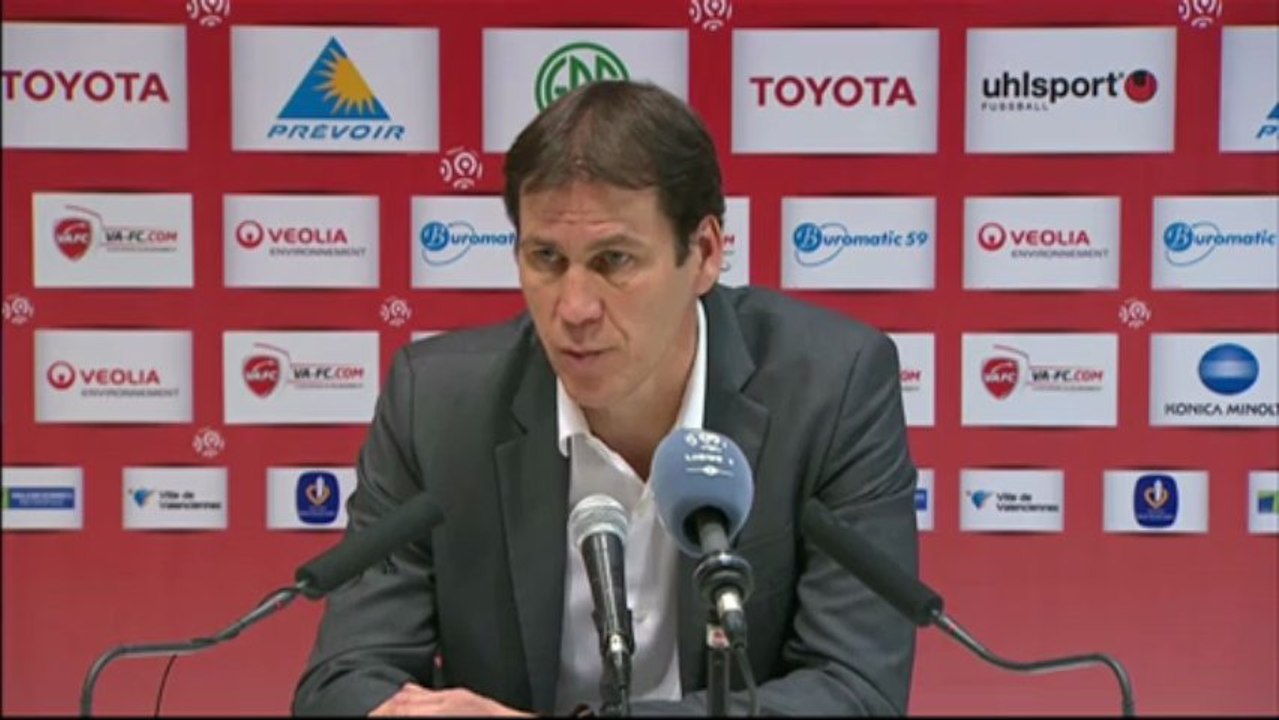 Conférence de presse Valenciennes FC - LOSC Lille : Daniel  SANCHEZ (VAFC) - Rudi GARCIA (LOSC) - saison 2012/2013