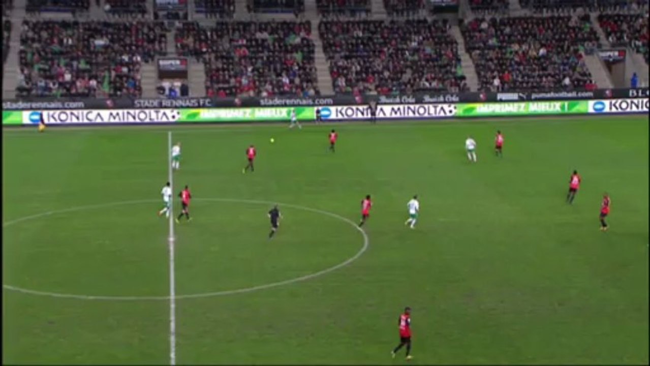But Pierre-Emerick AUBAMEYANG (65ème) - Stade Rennais FC - AS Saint-Etienne (2-2) - saison 2012/2013