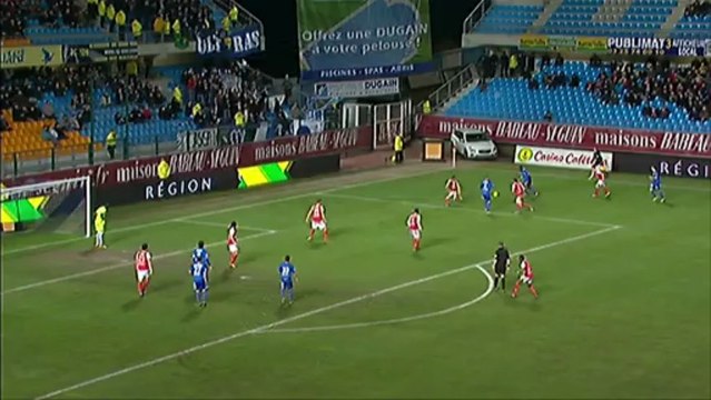 But Julien FAUSSURIER (55ème) - ESTAC Troyes - Stade de Reims (4-2) - saison 2012/2013