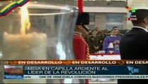 Ofician ceremonia religiosa en homenaje a Hugo Chávez