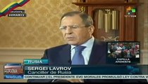 Lavrov: Chávez impulsó las relaciones con Rusia