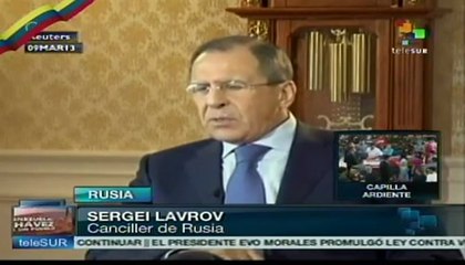 Download Video: Lavrov: Chávez impulsó las relaciones con Rusia