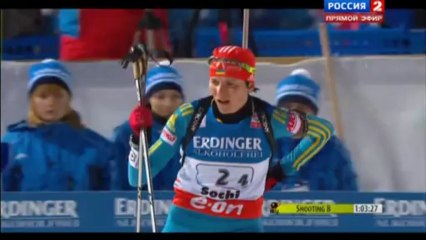 Биатлон Сочи Женская эстафета 2