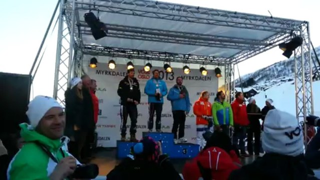 Chappuis en or et Bastien Midol en argent - Remise des Médailles