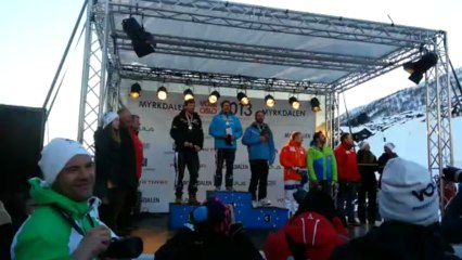 Chappuis en or et Bastien Midol en argent - Remise des Médailles