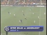 2004 (December 7) Internazionale Milano (Italy) 3-Anderlecht (Belgium) 0 (Champions League)
