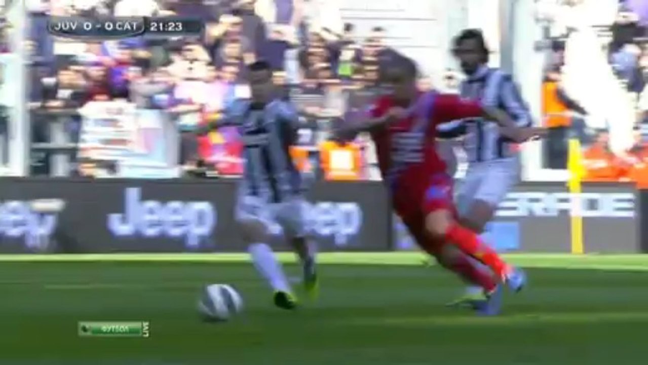 Ювентус - Катания 1-й тайм