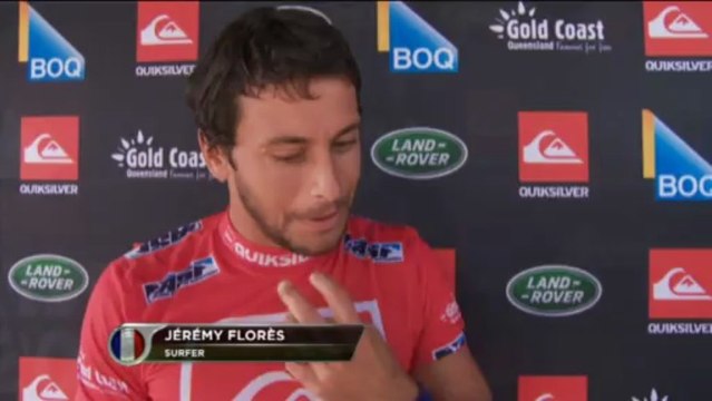 Surf : Australie - Jérémy Florès au 3e Tour